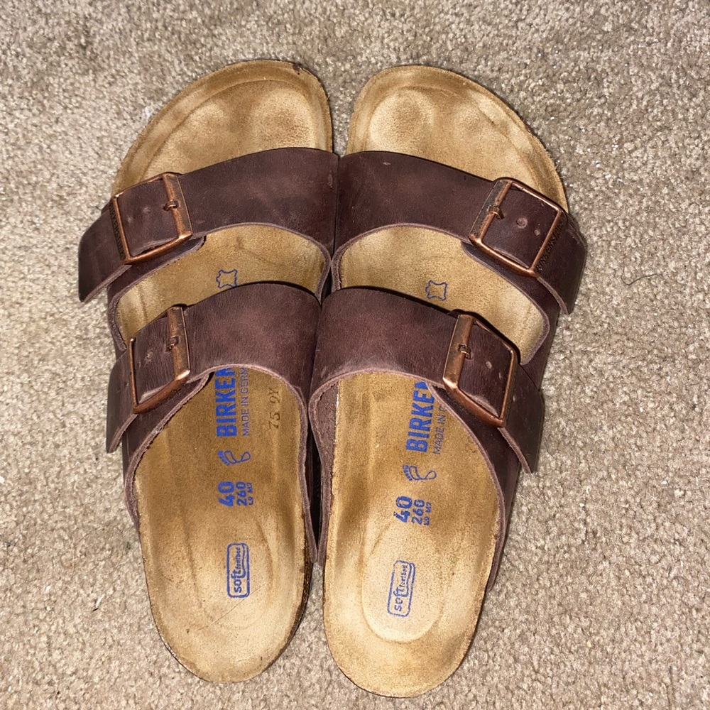 Birkenstock Soft Footbed Arizona sandals!